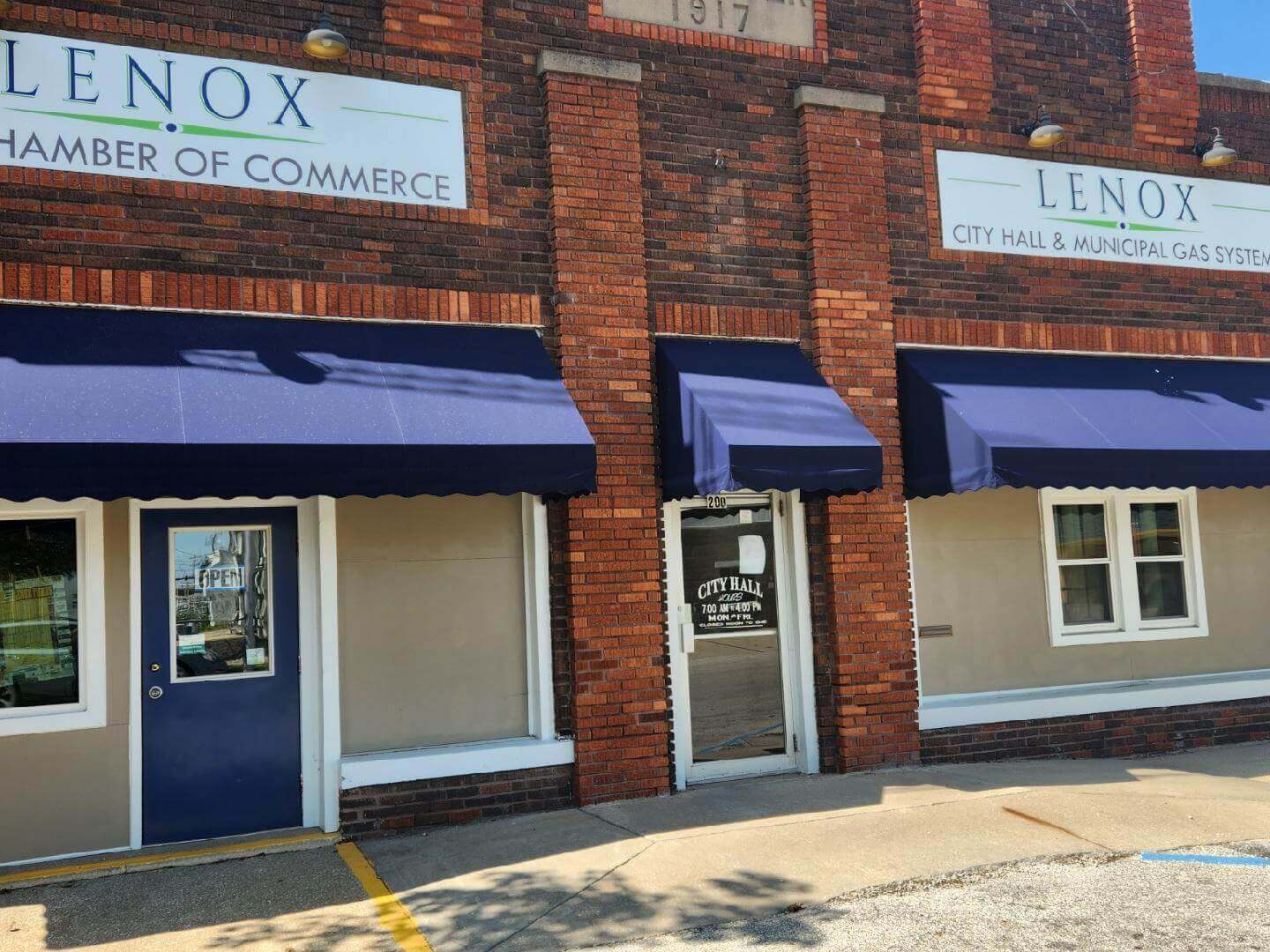 Lenox City Hall Building exterior